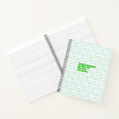 Spiralband-Spaß Notizblock (Innenseite)