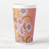 Spiralbaum mit Blume Milchtasse (Vorderseite)