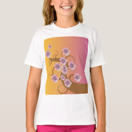 Spiralbaum mit Blumen T-Shirt