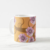 Spiralbaum mit Blüte Kaffeetasse (Vorderseite Links)