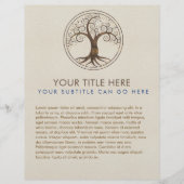 Spiralbaum - Yggdrasil Flyer (Vorne)