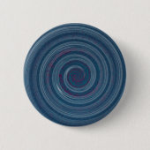 spiralblau - hypnotisch button (Vorderseite)