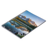 Spiralblock Bergsee Reflexion Notizblock (Linke Seite)