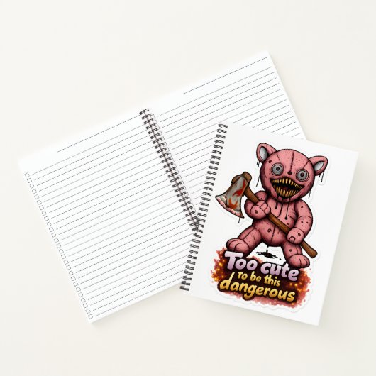 🧸🪓 Spiralblock des Chaos 🔥📓 Notizblock (Innenseite)