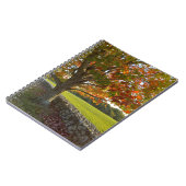 Spiralblock Herbst an der Steinmauer Notizblock (Linke Seite)
