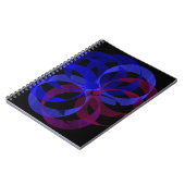 Spiralblock mit geometrischer Figur 8 Notizblock (Linke Seite)