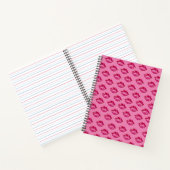 Spiralblock mit Luscious Lips-Muster Notizblock (Innenseite)