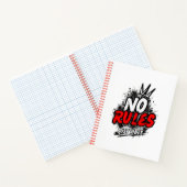 Spiralblock 'No Rules Just Vibes' Notizblock (Innenseite)