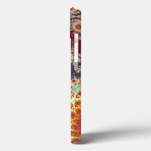 Spiralblumenmuster Case-Mate iPhone Hülle (Rückseite / Links)