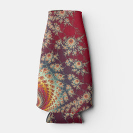 Spiralblumenmuster Flaschenkühler