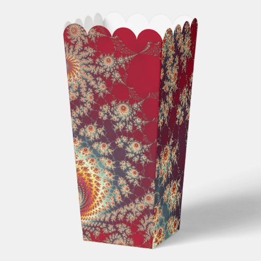 Spiralblumenmuster Geschenkschachtel (Rückseite)