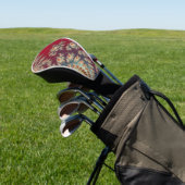 Spiralblumenmuster Golf Headcover (In SItu)