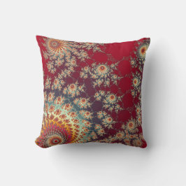 Spiralblumenmuster Kissen