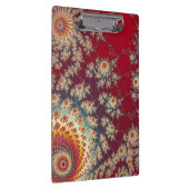 Spiralblumenmuster Klemmbrett (Rechts)