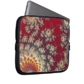 Spiralblumenmuster Laptopschutzhülle (Vorne Rechts)