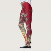 Spiralblumenmuster Leggings (Links)