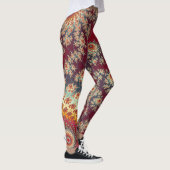 Spiralblumenmuster Leggings (Rechts)