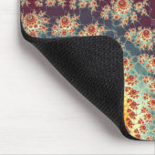 Spiralblumenmuster Mousepad (Ecke)