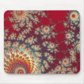 Spiralblumenmuster Mousepad (Vorne)
