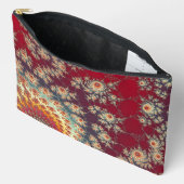 Spiralblumenmuster Zubehörtasche (Offen)
