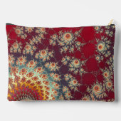 Spiralblumenmuster Zubehörtasche (Rückseite)