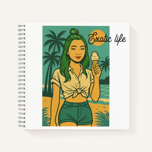 Spiralbuch Notizblock (Vorderseite)