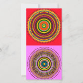 Spiraldesign Dankeskarte (Vorderseite)