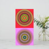 Spiraldesign Dankeskarte (Stehend Vorderseite)