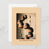 Spiraldrachen Wind Chimes Stillleben Hallo Postkarte (Vorne/Hinten)