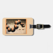 Spiraldrachenspiele Stillleben Gepäckanhänger (Vorderseite horizontal)