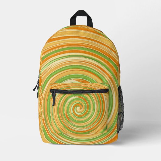 Spirale aus Zitrusfrüchten Bedruckter Rucksack (Vorderseite)