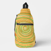 Spirale aus Zitrusfrüchten Crossbody Bag (Vorderseite)
