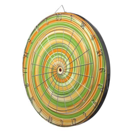 Spirale aus Zitrusfrüchten Dartscheibe (Vorderseite rechts)