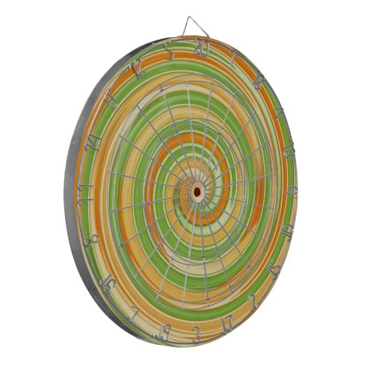 Spirale aus Zitrusfrüchten Dartscheibe (Vorderseite Links)