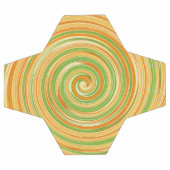 Spirale aus Zitrusfrüchten Fußball (Flach)