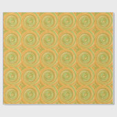 Spirale aus Zitrusfrüchten Geschenkpapier (Flach)