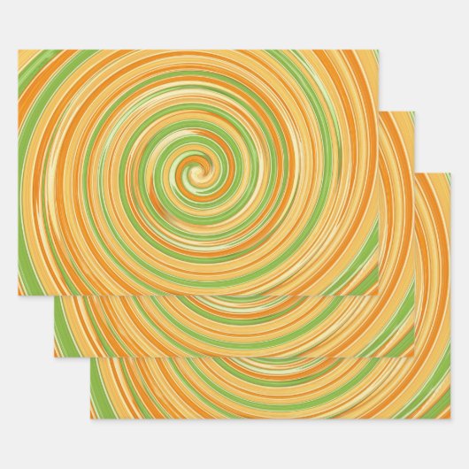 Spirale aus Zitrusfrüchten Geschenkpapier Set (Set)