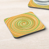 Spirale aus Zitrusfrüchten Getränkeuntersetzer (Linke Seite)