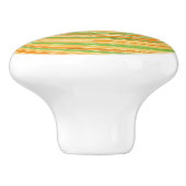 Spirale aus Zitrusfrüchten Keramikknauf (Seitenansicht)