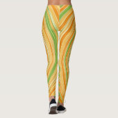 Spirale aus Zitrusfrüchten Leggings (Rückseite)