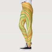 Spirale aus Zitrusfrüchten Leggings (Links)