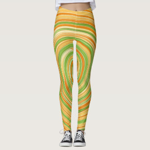 Spirale aus Zitrusfrüchten Leggings