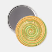Spirale aus Zitrusfrüchten Magnet (Vorderseite/Rückseite)