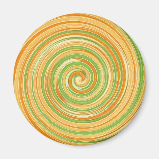 Spirale aus Zitrusfrüchten Magnet (Vorne)