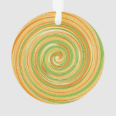 Spirale aus Zitrusfrüchten Ornament (Rückseite)