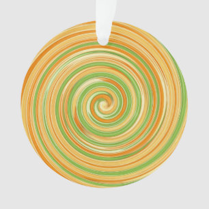 Spirale aus Zitrusfrüchten Ornament