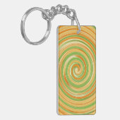 Spirale aus Zitrusfrüchten Schlüsselanhänger (Vorderseite links)