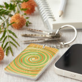 Spirale aus Zitrusfrüchten Schlüsselanhänger (Vorderseite rechts)