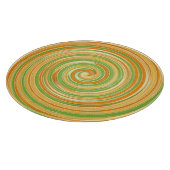 Spirale aus Zitrusfrüchten Schneidebrett (Ecke)