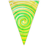 Spirale aus Zitrusfrüchten Wimpelkette (Zweite Fahne)